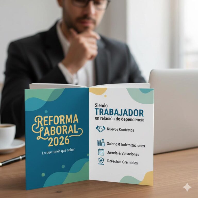 Lo que tenés que saber sobre la Reforma Laboral 2026 siendo trabajador en relación de dependencia.