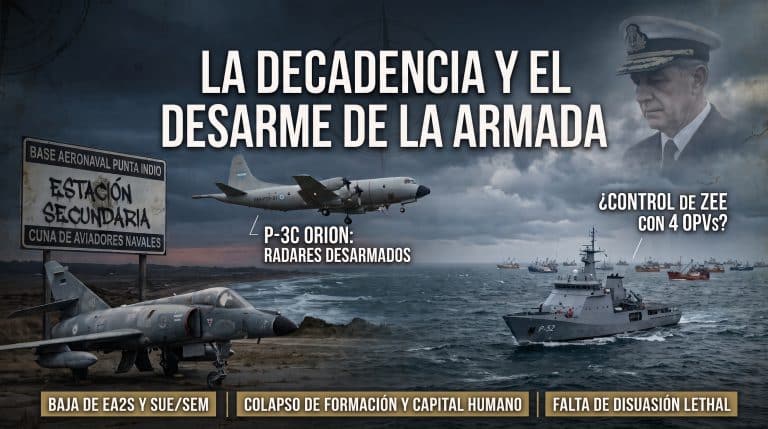 LA DECADENCIA Y EL DESARME DE LA ARMADA